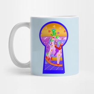 Hide and peek friends-1 Mug